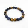 Bracelet Œil de Tigre et Sodalite