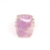 Bague Quartz Rose en argent